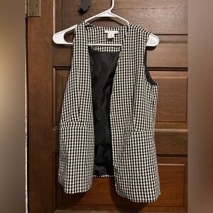 Sincerely Jules Houndstooth Vest